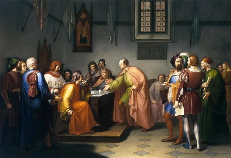 Brunelleschi sperimenta l'uovo